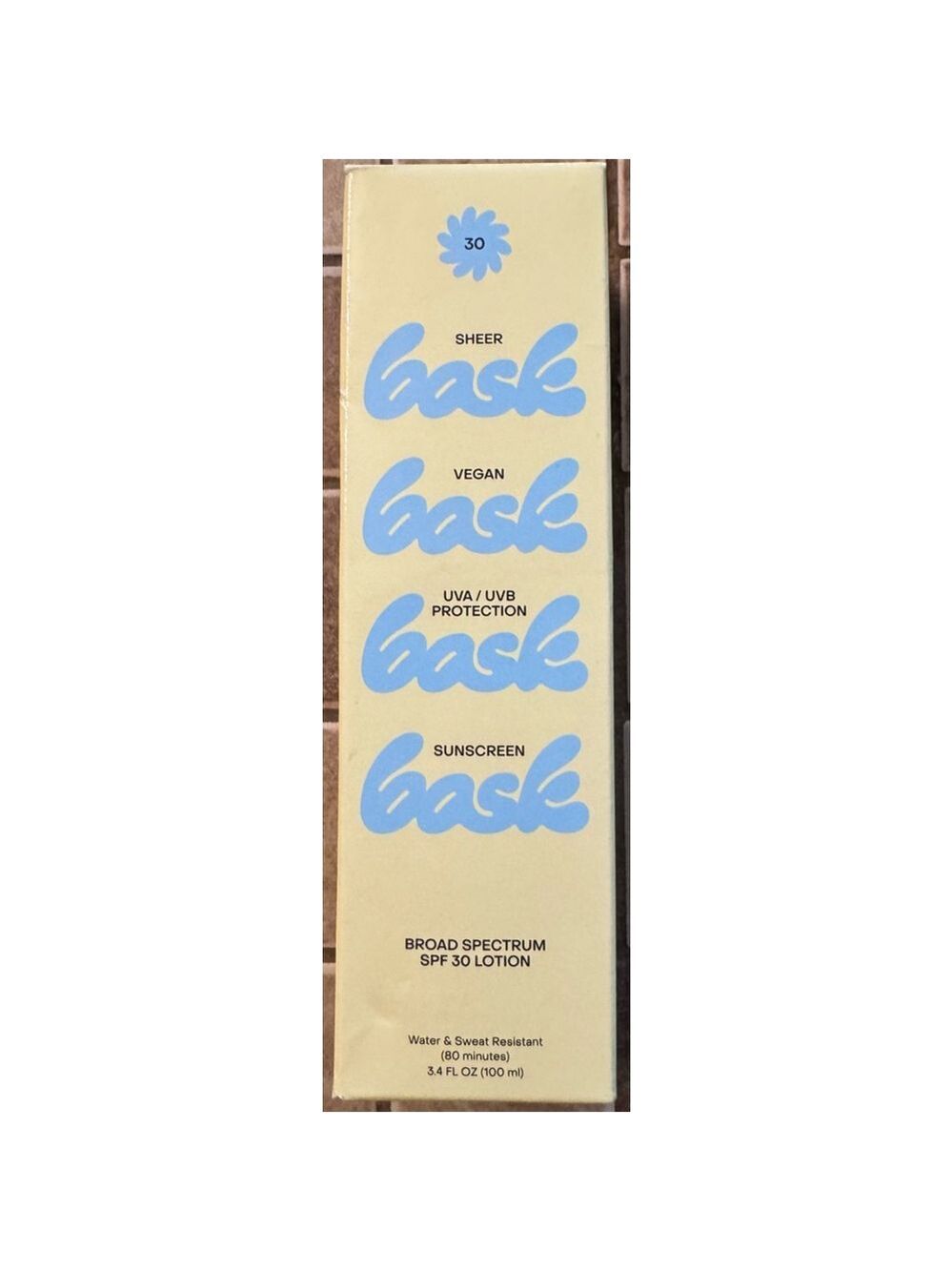 Bask Sunscreen SPF 30 Lotion - 3.4 FL OZ - Yellow